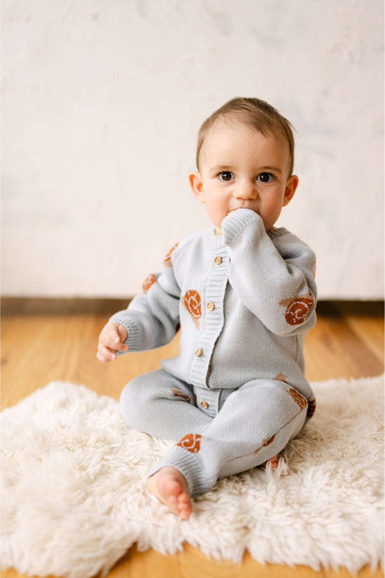 organinc cotton baby clothing knit romper