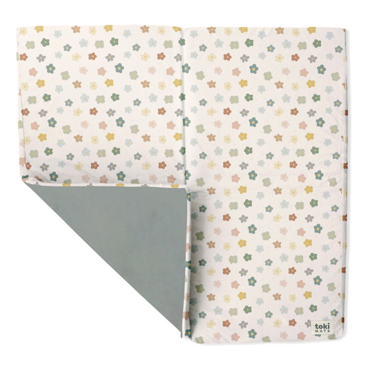 Toki Mats Playful Posies Organic Cotton Mat