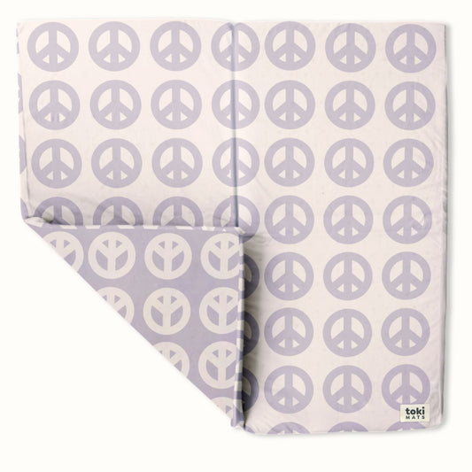Toki Mats Peace Sign Organic Cotton Mat