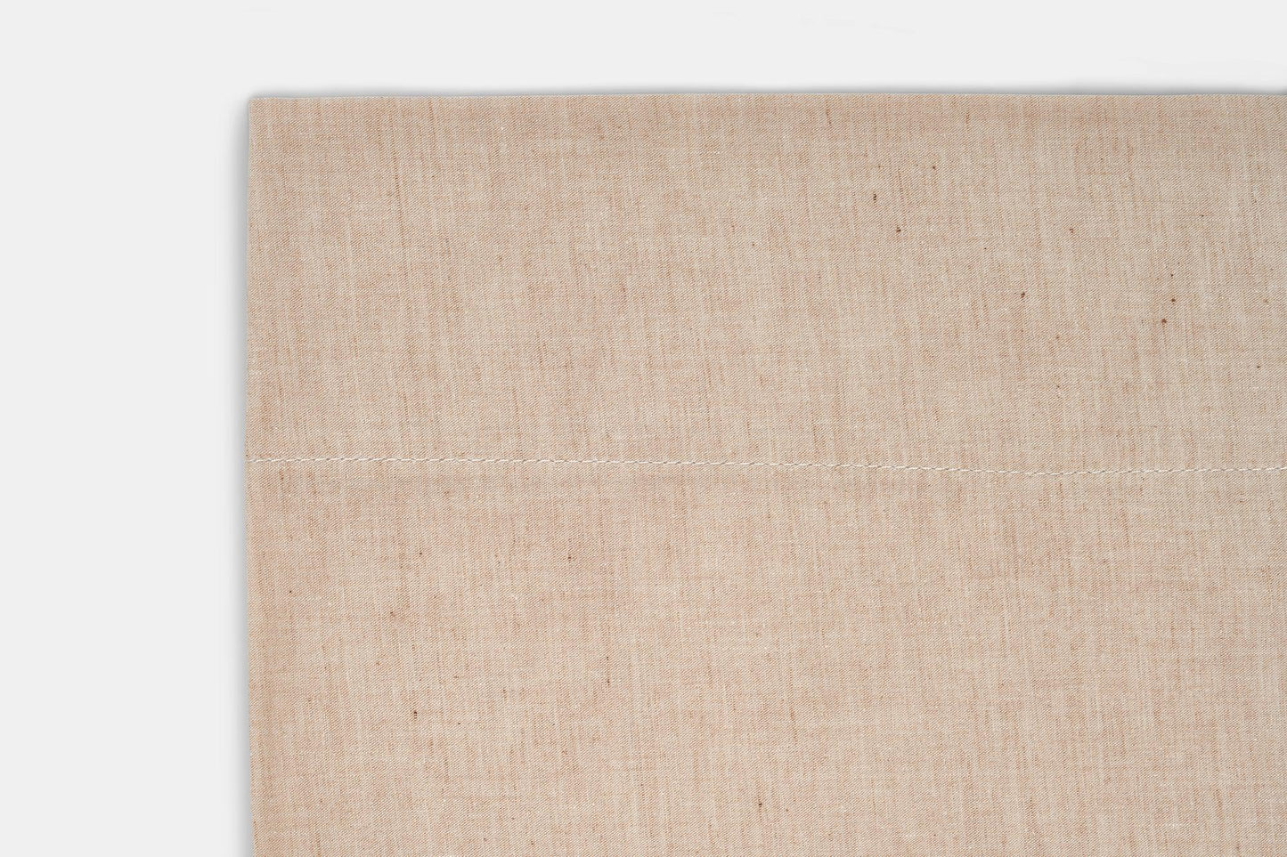 American Blossom Linens Natural Colored Cotton Bed Sheet Set Close Up