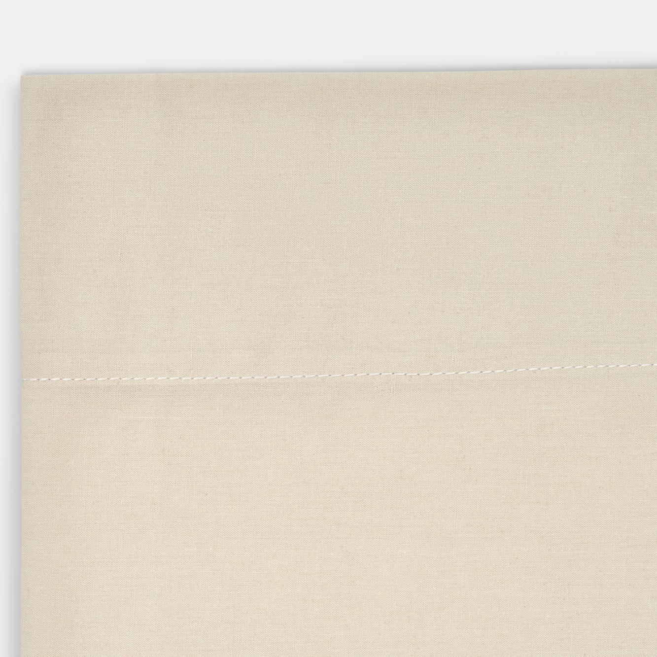 American Blossom Linens Percale Sheet Closeup of Hem