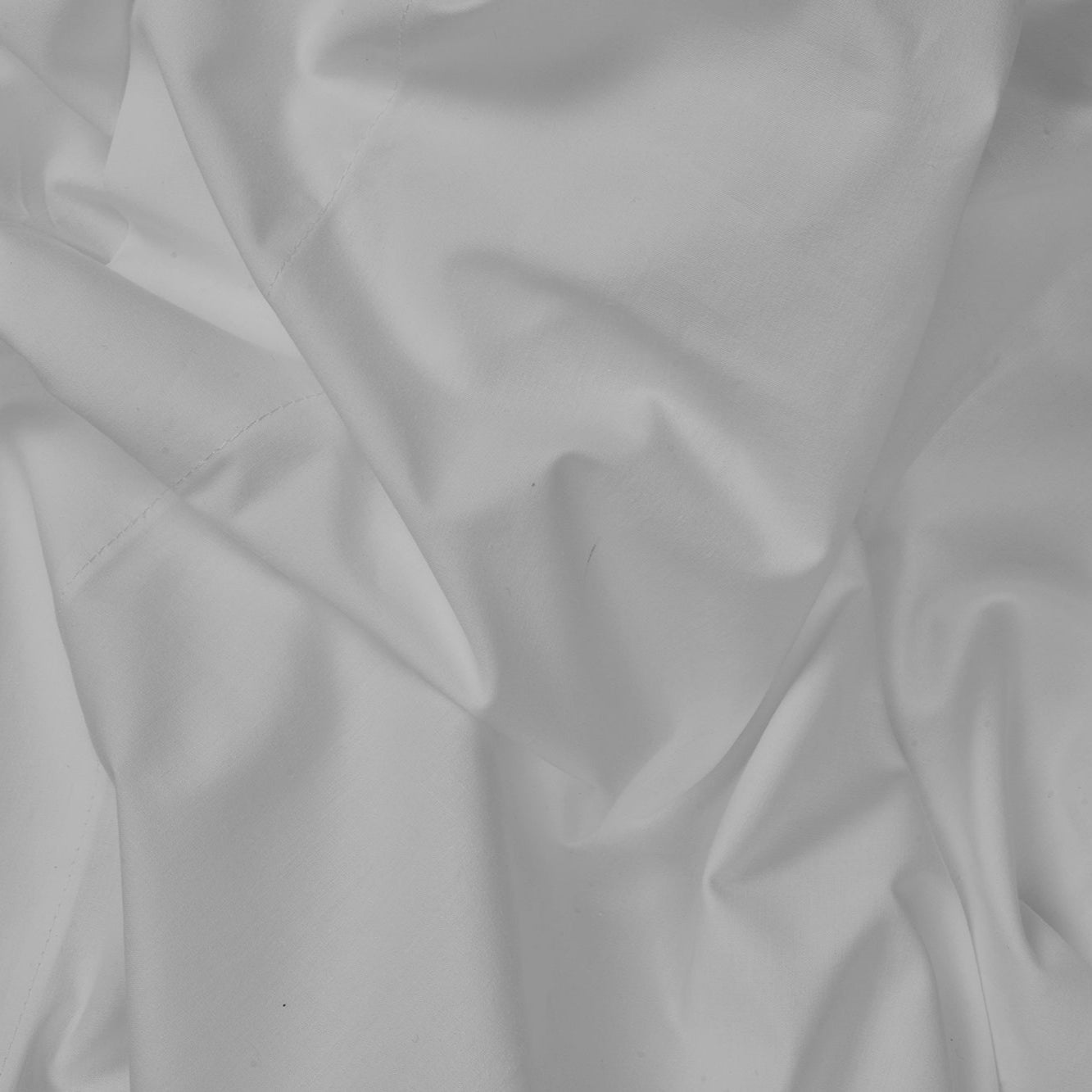 American Blossom Linens Percale Sheet Grey Closeup Fabric