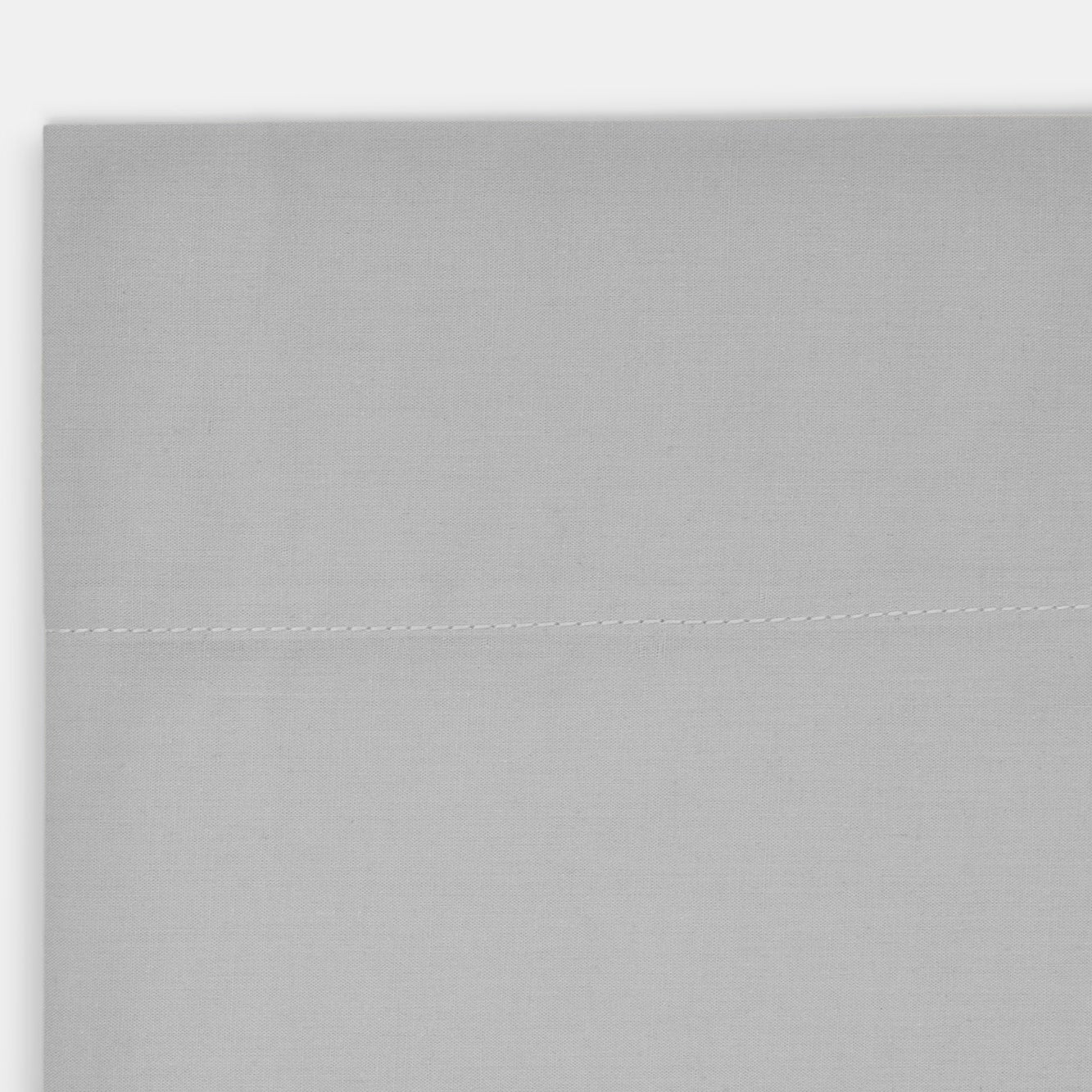 American Blossom Linens Grey Sheet Coseup Hem