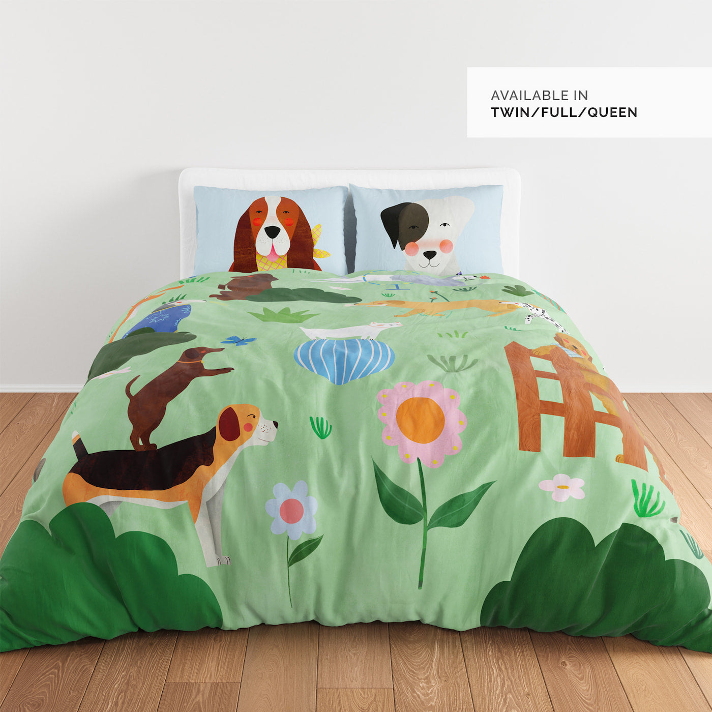 At The Dog Park Duvet Cover & Pillowcase