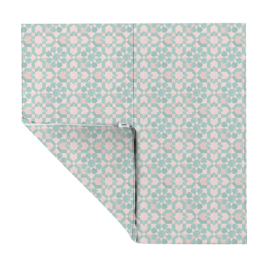 Toki Mats Green Tile Vegan Leather Mat