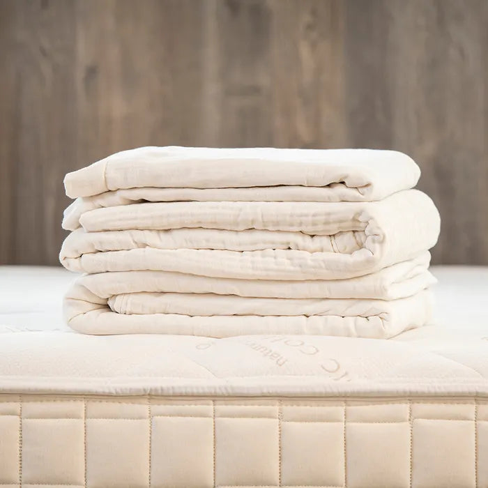 Naturepedic Organic Cotton Breathable Muslin Blanket