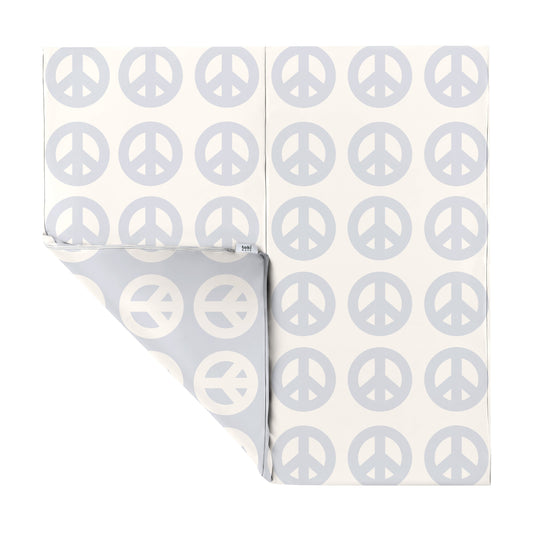 Toki Mats Peace Sign Vegan Leather Mat