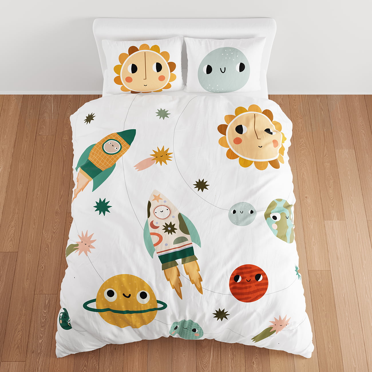Space Explorer Duvet Cover & Pillowcase