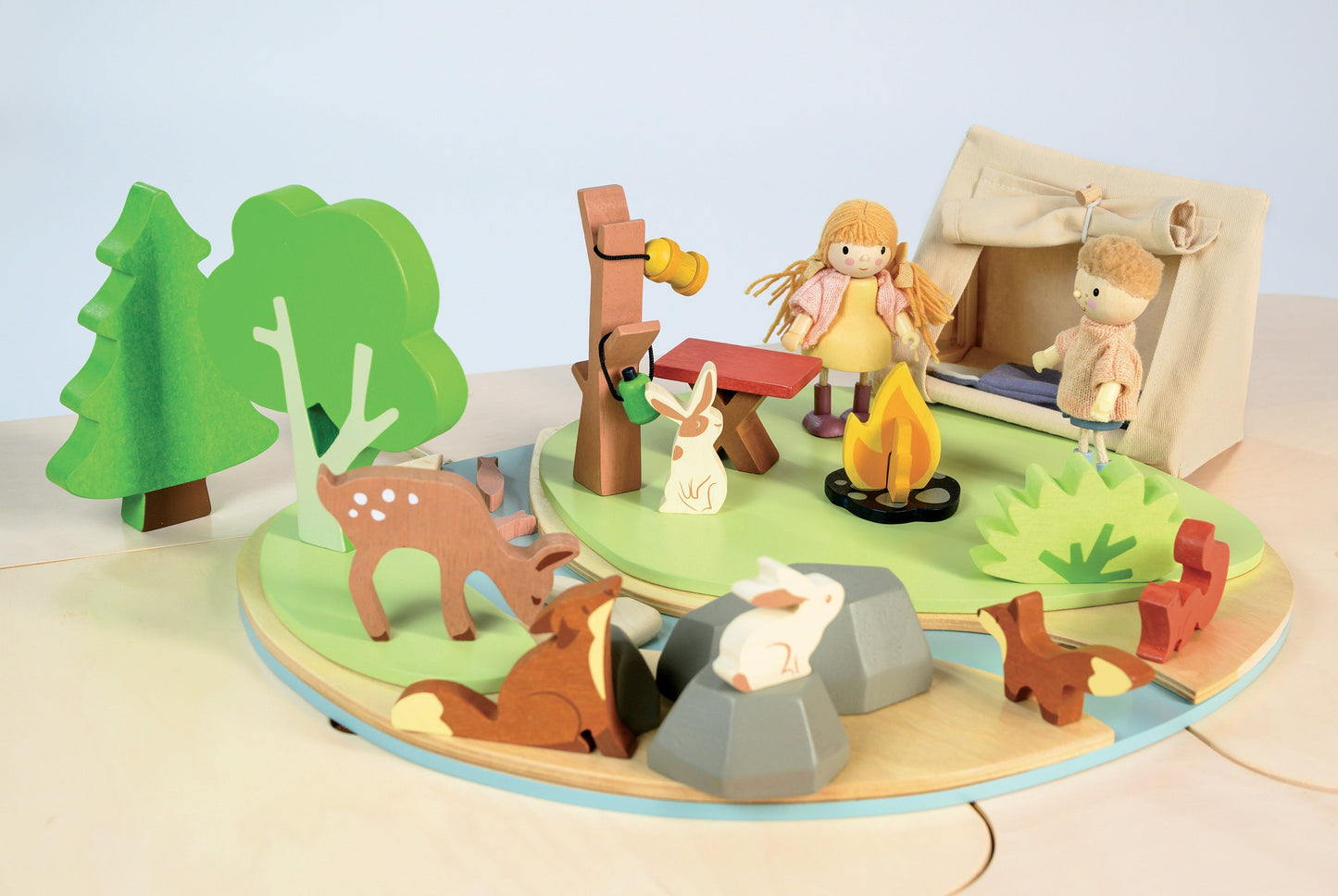 Tender Leaf Toys Wildlife Camping Playset