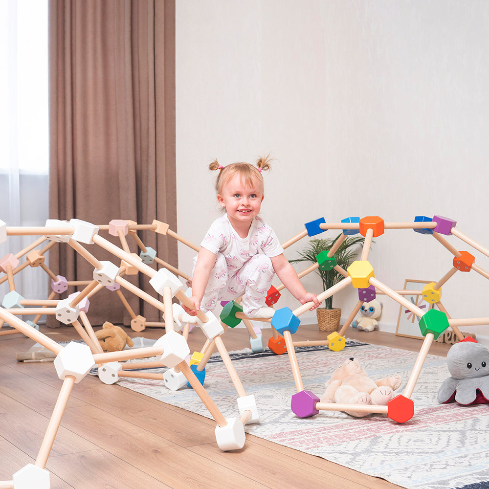 Wooden Indoor Climbing Dome