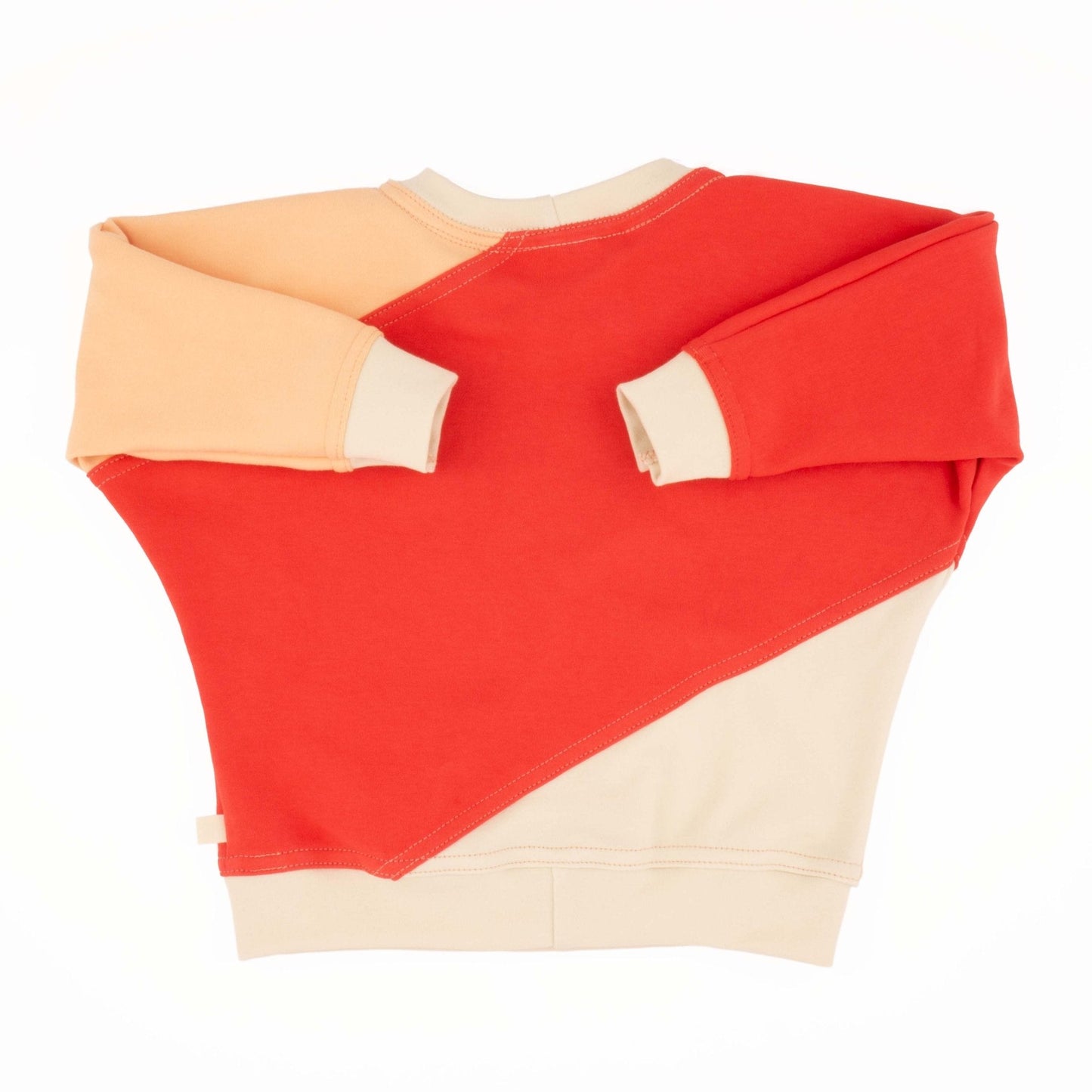 Big Kid Diagonal Colorblock Sweatshirt