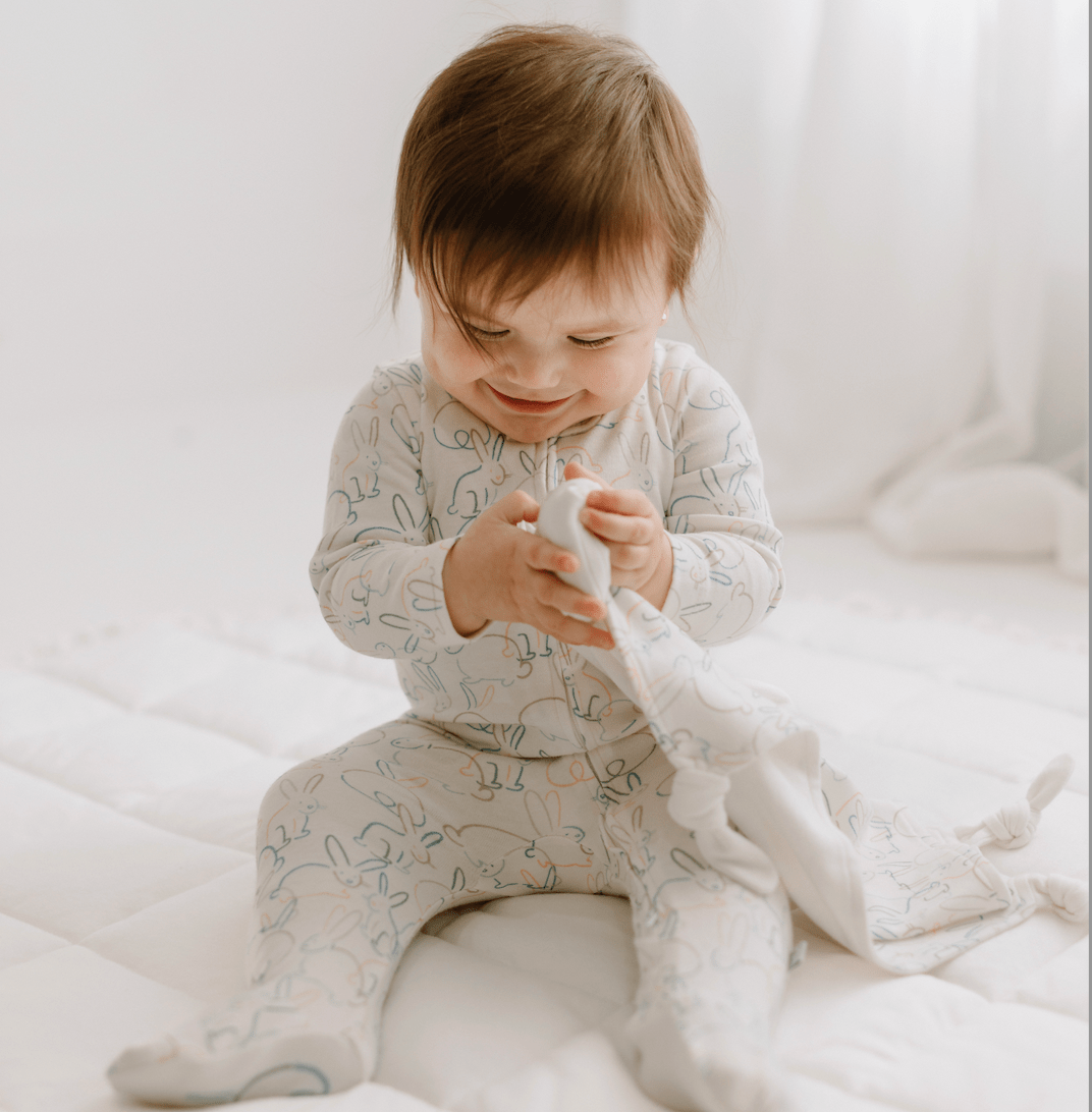 Organic Cotton Footie | bunnies