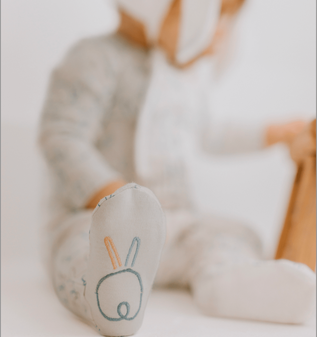 Organic Cotton Footie | bunnies