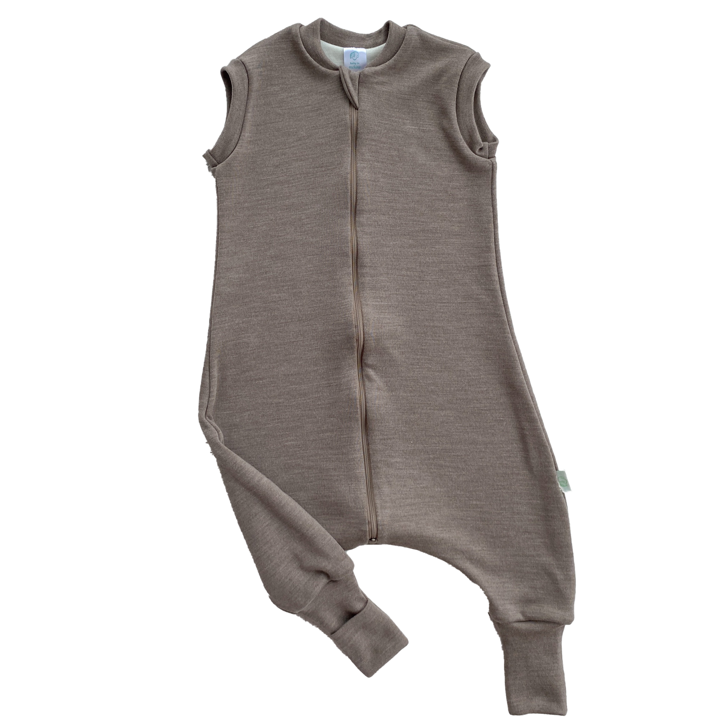 merino wool sleep sack -front-mele-beige