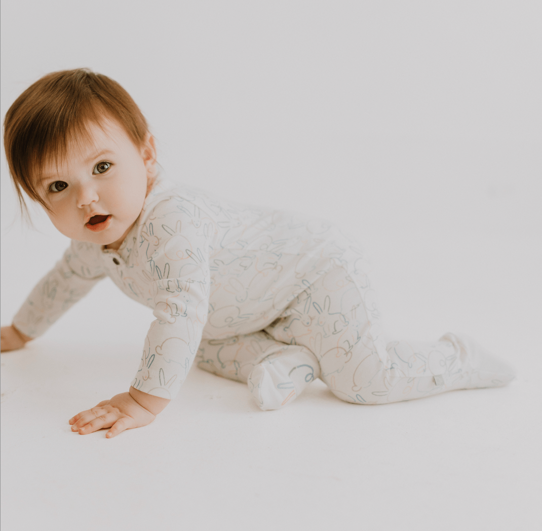 Organic Cotton Footie | bunnies