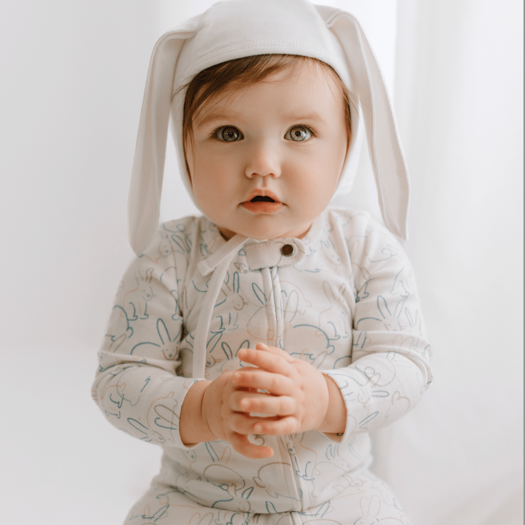 Organic Cotton Footie | bunnies