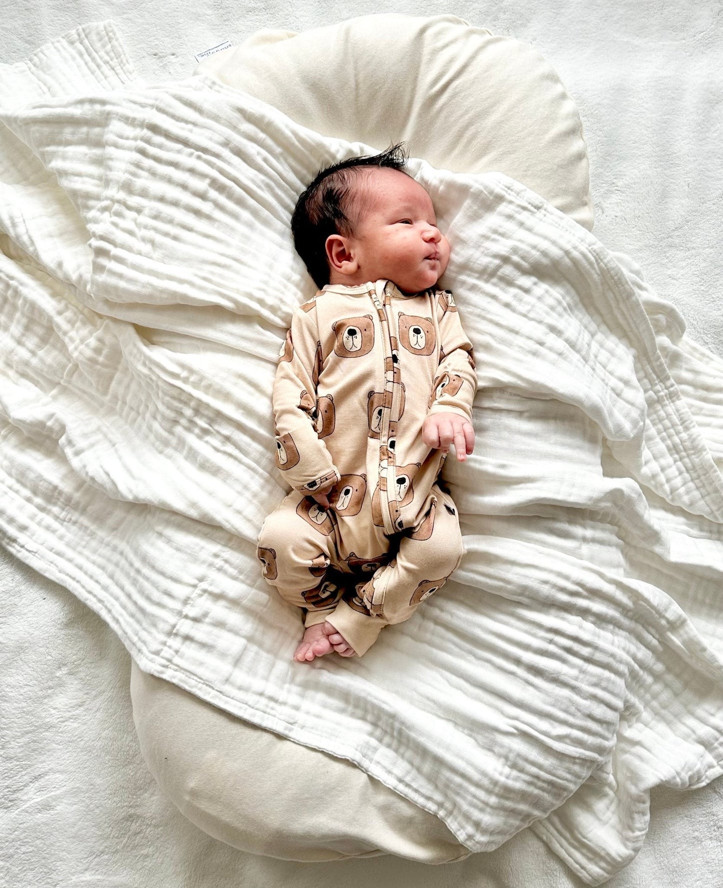 Muslin 6-Layer Blanket - White