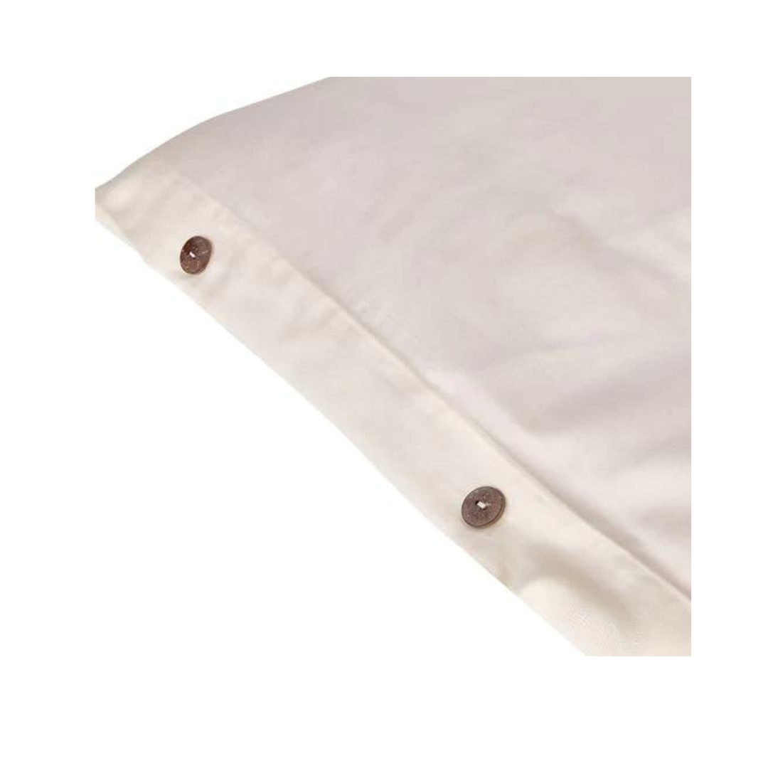 Sleep & Beyond,100% Organic Cotton Sateen Duvet Cover Set