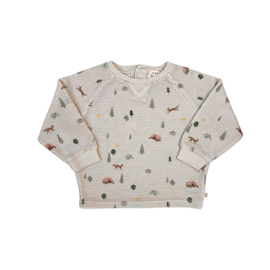 organic cotton baby waffle tee