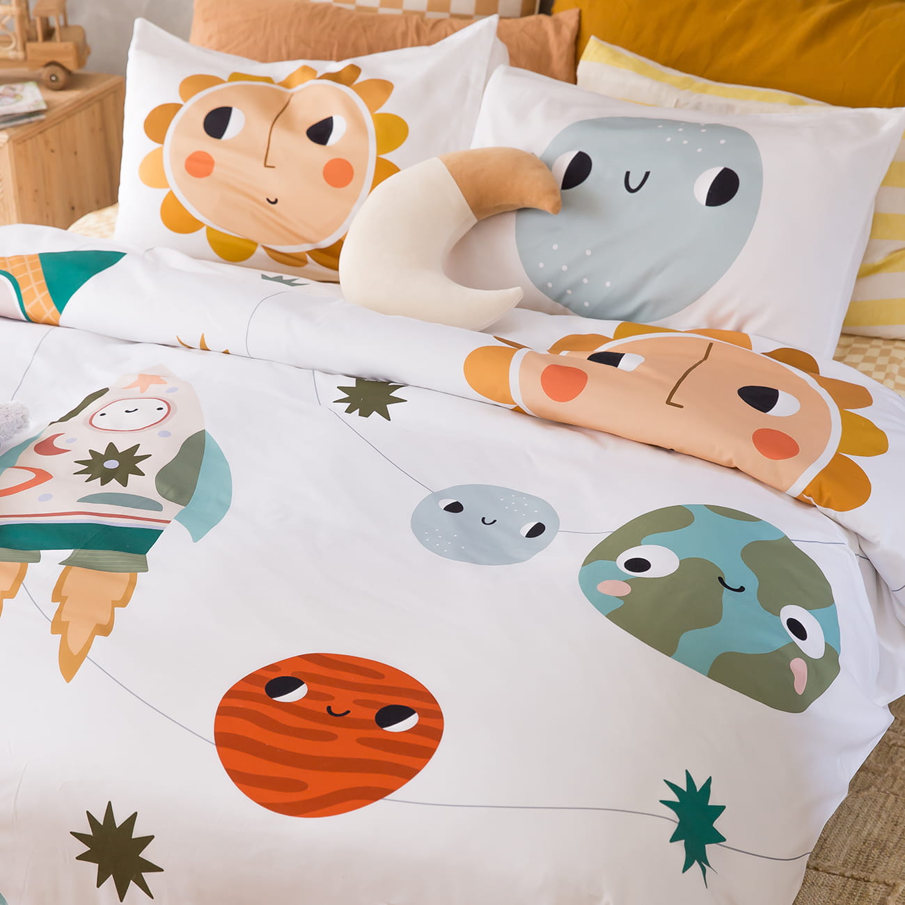 Space Explorer Duvet Cover & Pillowcase