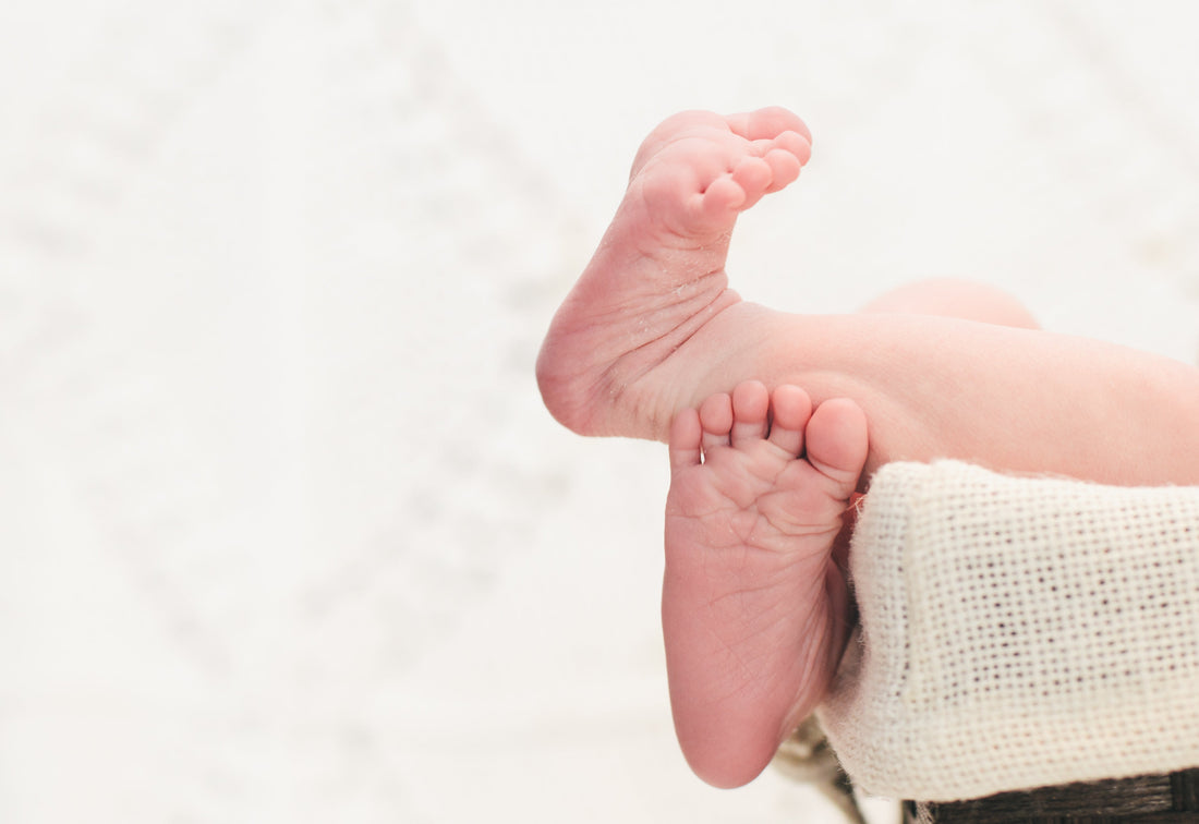 newborn baby feet