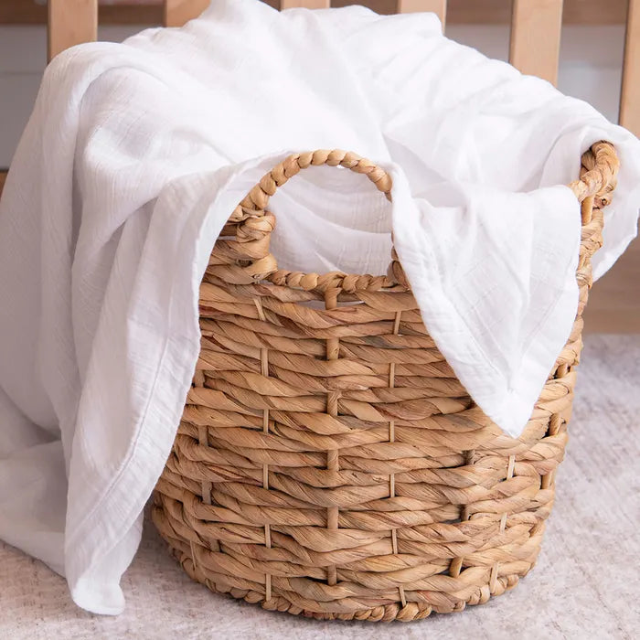 organic knit baby blanket