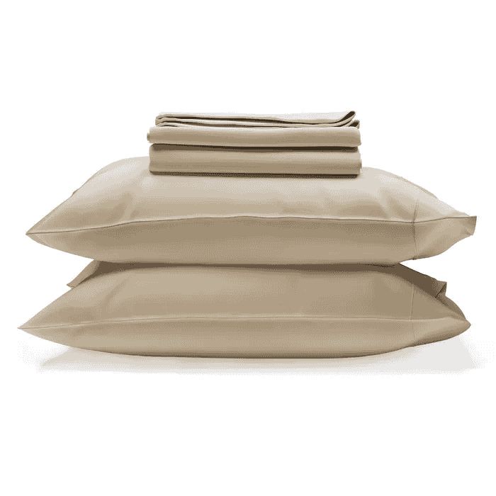 organic cotton sateen sheet set