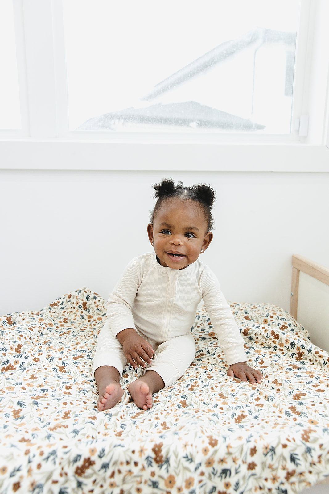 Harvest Floral Muslin Quilt - Nature's Crib