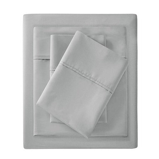 100% Organic Cotton Deep Pocket Sheet Set Grey