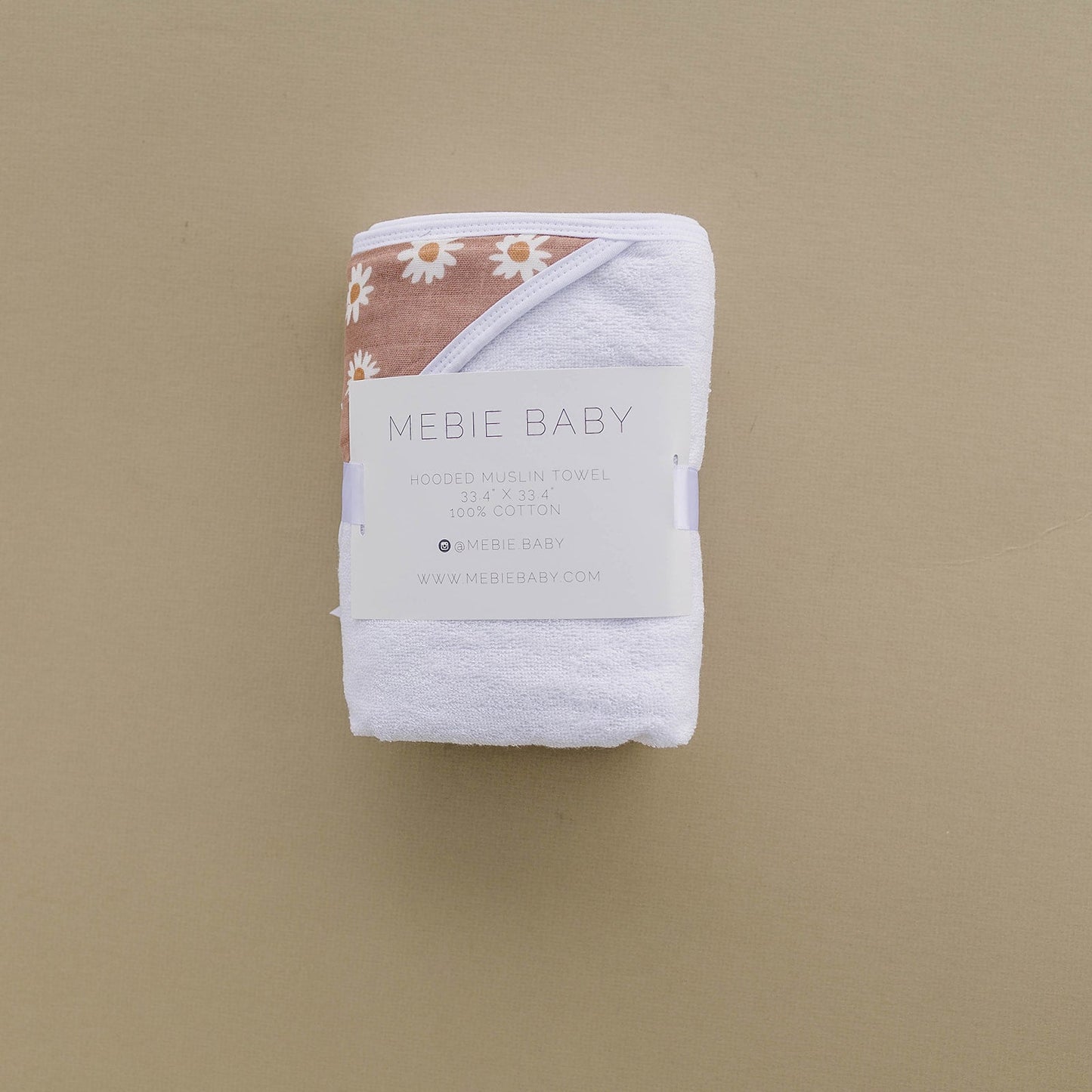 Daisy Dream Muslin Hooded Towel - Nature's Crib