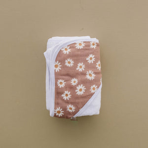 Daisy Dream Muslin Hooded Towel