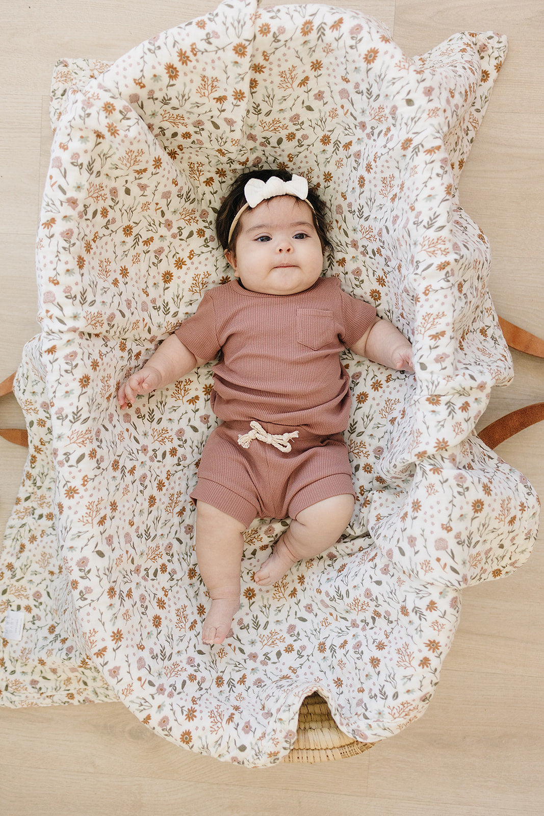 Meadow Floral Muslin Quilt - Nature's Crib