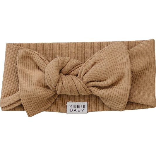 Mebie Baby,Cafe Organic Cotton Ribbed Head Wrap