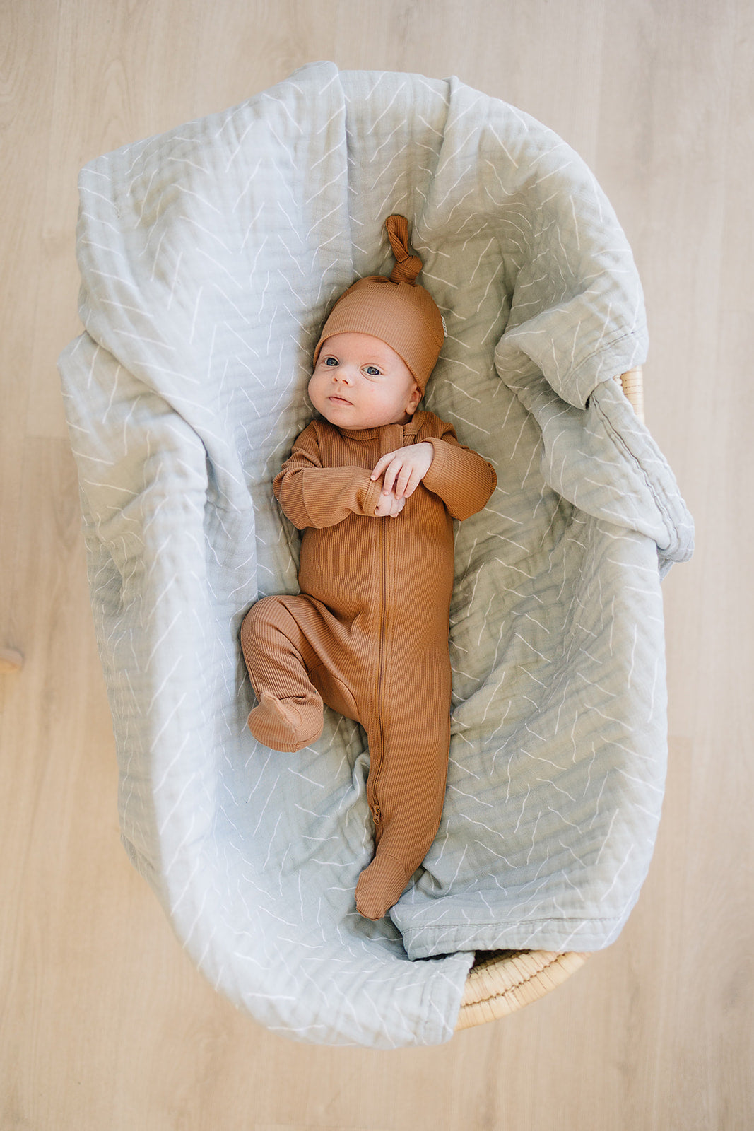 Desert Sage Muslin Quilt - Nature's Crib