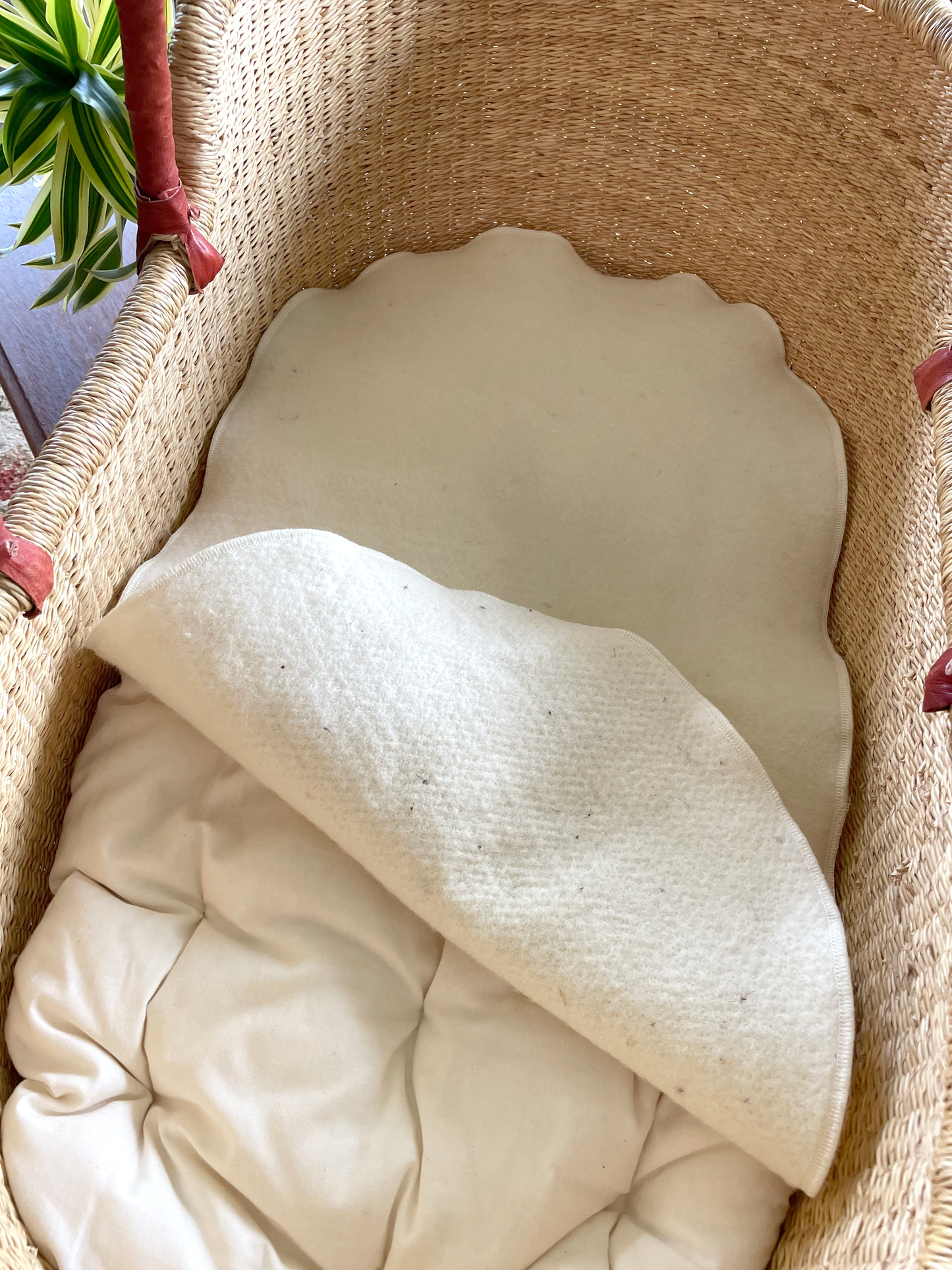 Organic Wool Puddle Pad - Futon or Mattress Protector - Nature's Crib