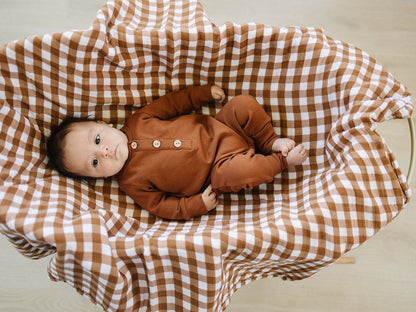 Gingham Muslin Quilt - Nature's Crib