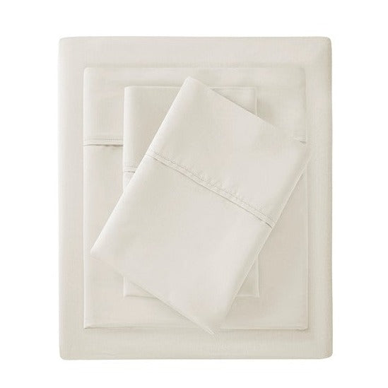 100% Organic Cotton Deep Pocket Sheet Set Ivory