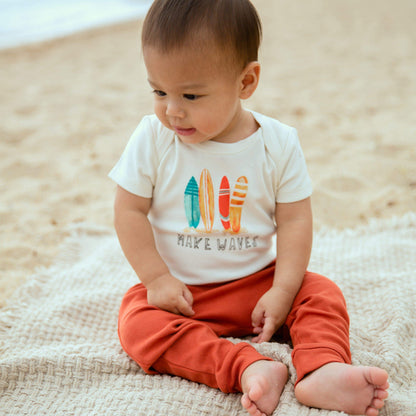 Organic Graphic Bodysuit Set | summer 4 pack + 1 free