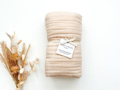 Muslin 6-Layer Blanket - Apricot