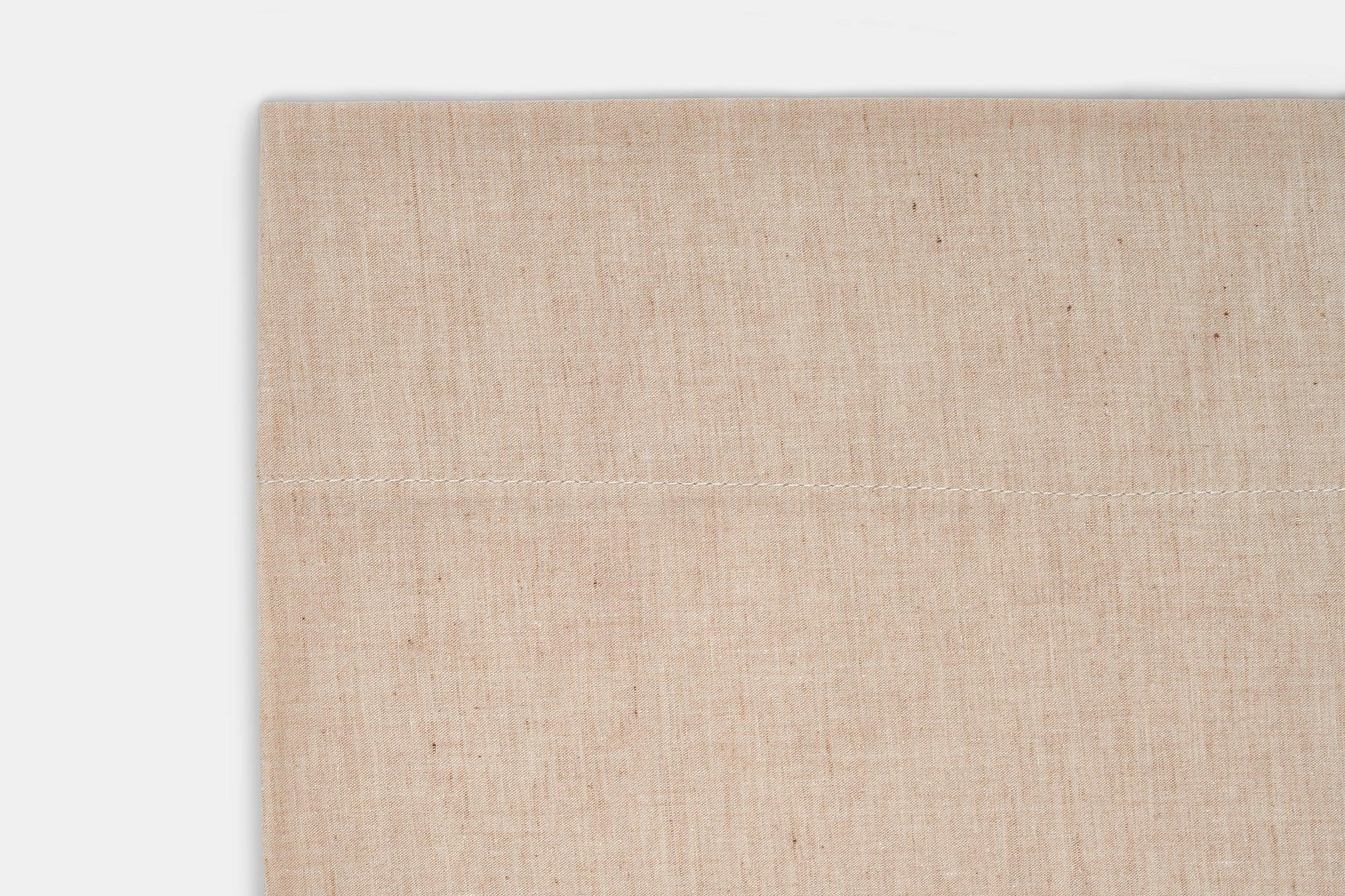 American Blossom Linens Natural Colored Cotton Bed Sheet Set  Close Up