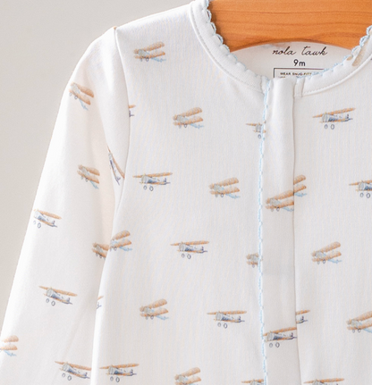 Baby Basics: Just Plane Cute Organic Cotton Baby Pajamas