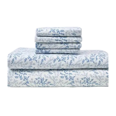 American Blossom Linens organic cotton printed sheet set