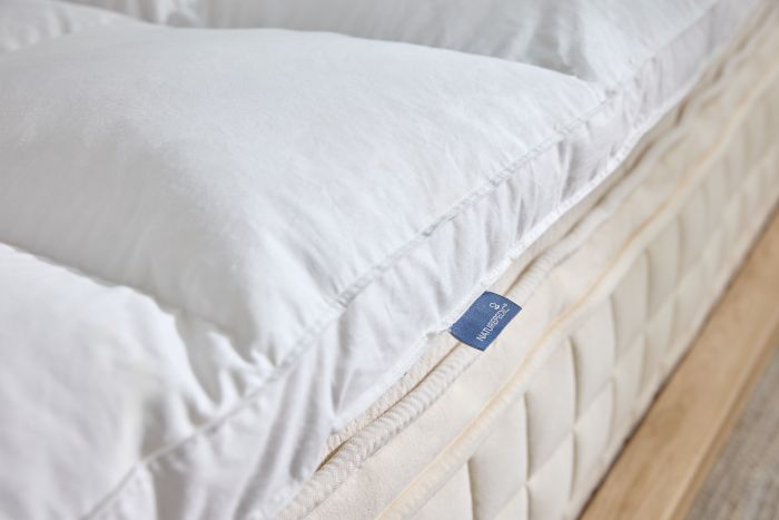 Box-Stitched Organic Latex Topper