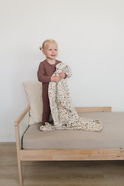 Meadow Floral Muslin Quilt - Nature's Crib