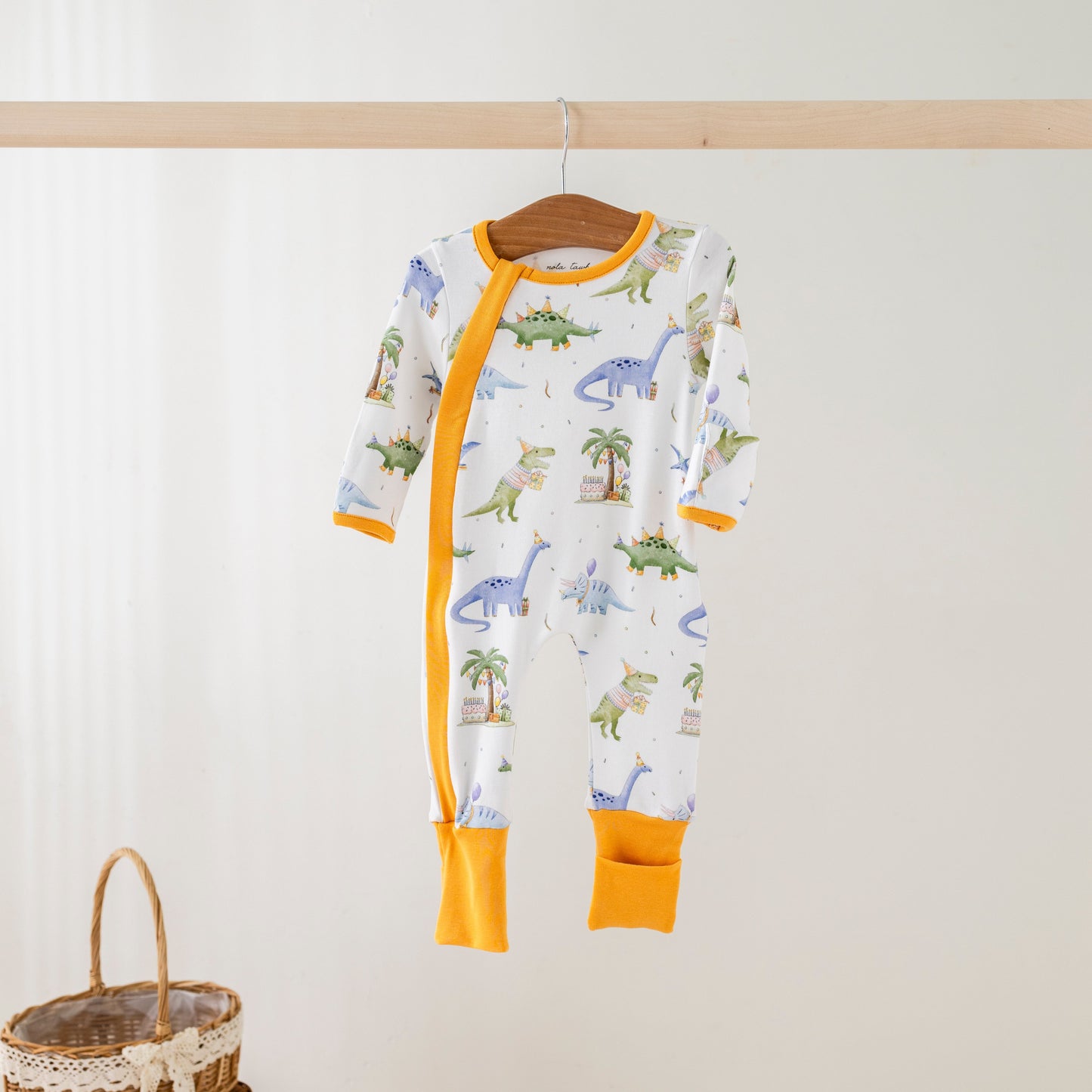Dino-mite Birthday Organic Cotton Pajamas
