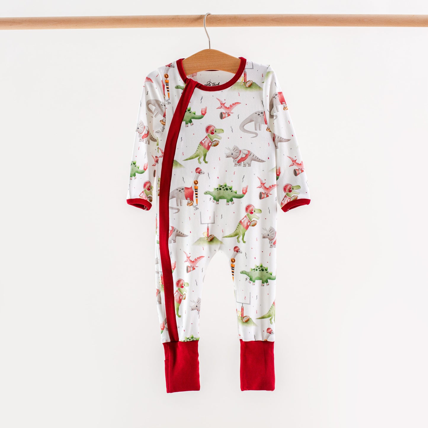 Mississippi Dinos All-Stars Organic Cotton Kids Pajamas