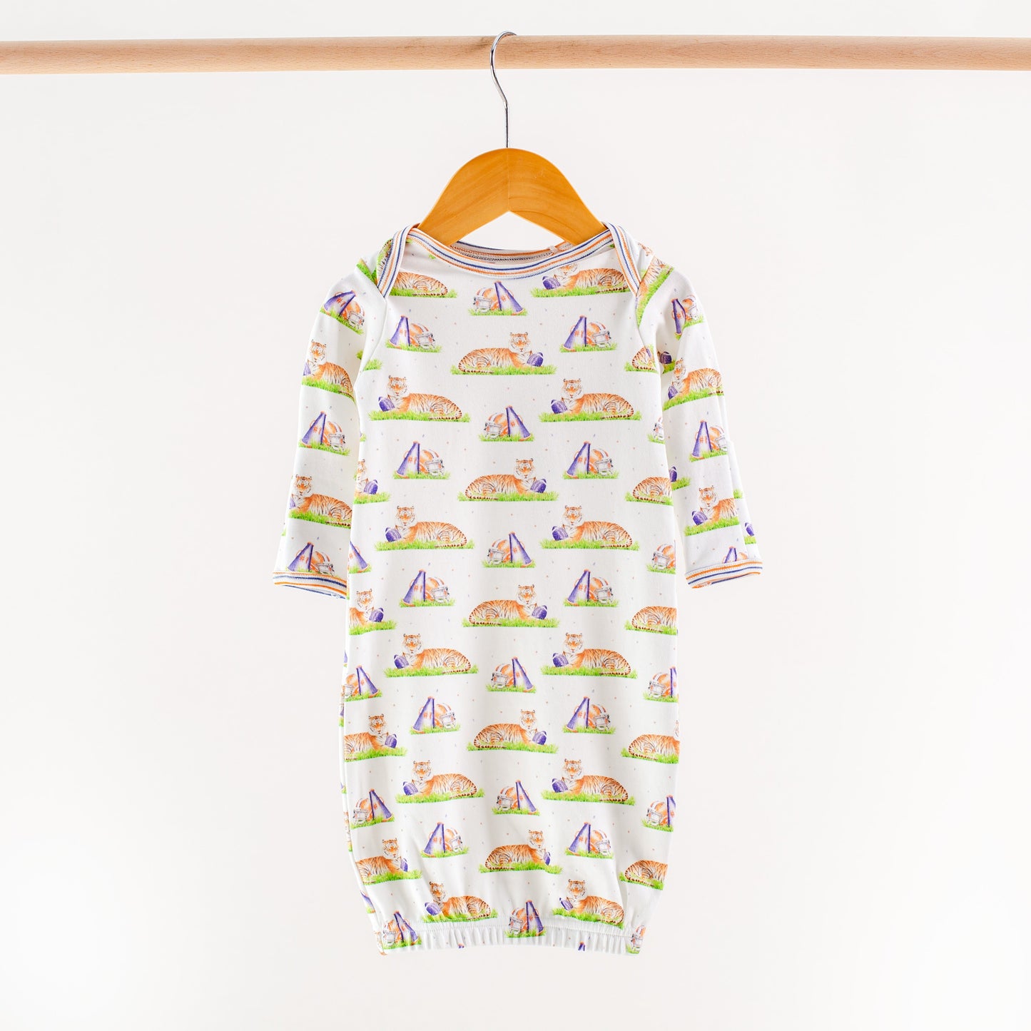 Mascot Mania in Auburn Organic Cotton Kids Pajamas