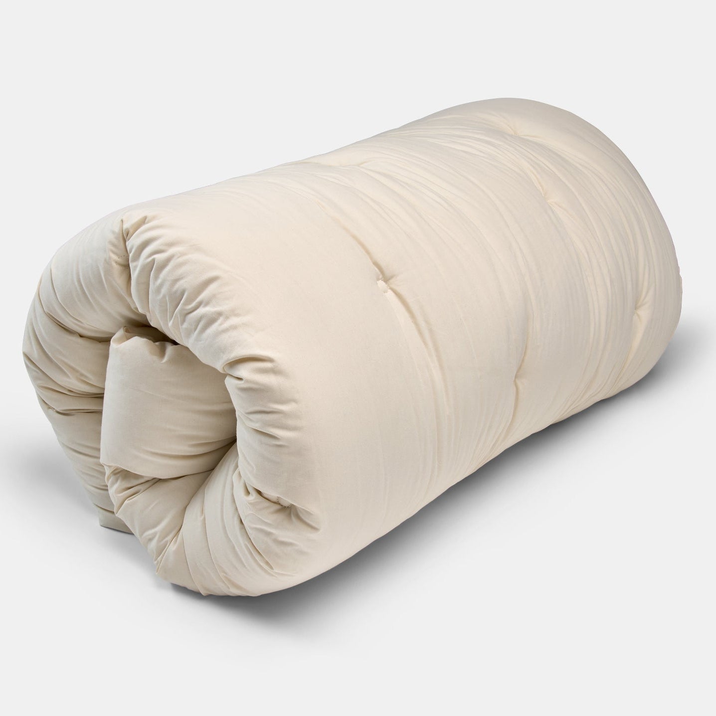 Wool Mattress Topper Rolled