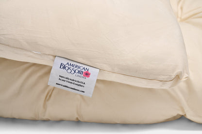 American Blossom Wool Mattress Toppper