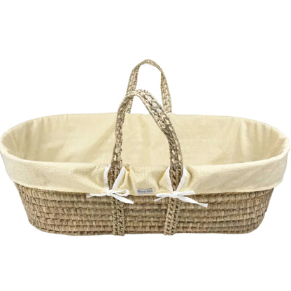 Moses basket liner yellow